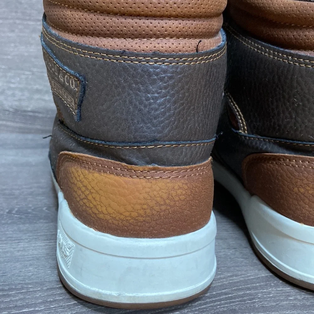 Levi’s Men’s 520 BB HI X High Top Sneakers Shoes Size 9 Brown Tan Casual Lace Up